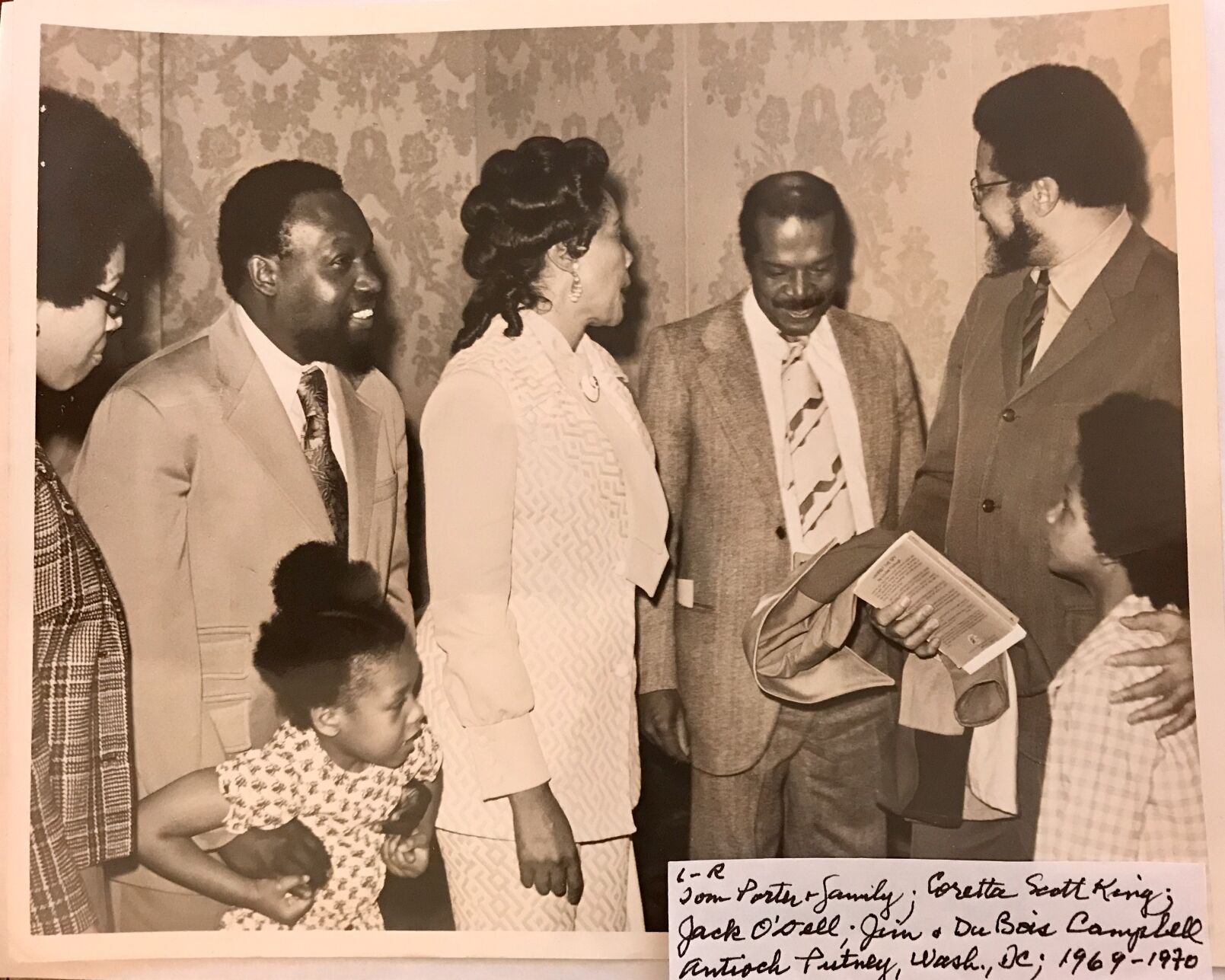 James Campbell, Jack O'Dell, Coretta Scott King (copy)